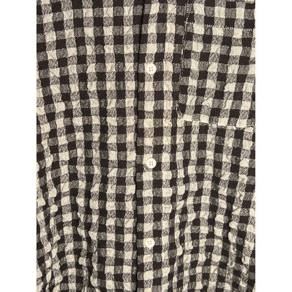 Scotch & Soda Checkered Shirt Mens Long Sleeve‎ Camp Collar Button Up Casual - Picture 7 of 13